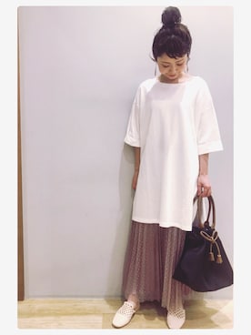 tomopuuさん（レディース・152cm）の春コーディネート