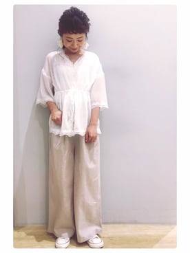 tomopuuさん（レディース・152cm）の夏コーディネート
