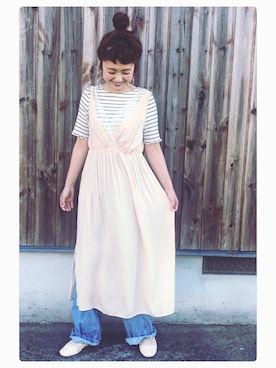 「koe（コエ）のアイテム」を使った、tomopuuさん（レディース・153cm）の夏コーディネート