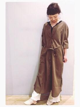 「koe（コエ）のアイテム」を使った、tomopuuさん（レディース・153cm）の夏コーディネート