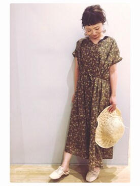 tomopuuさん（レディース・153cm）の夏コーディネート