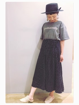 「koe（コエ）のアイテム」を使った、tomopuuさん（レディース・153cm）の夏コーディネート