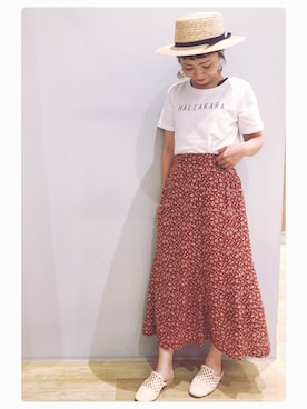 「koe（コエ）のアイテム」を使った、tomopuuさん（レディース・153cm）の夏コーディネート