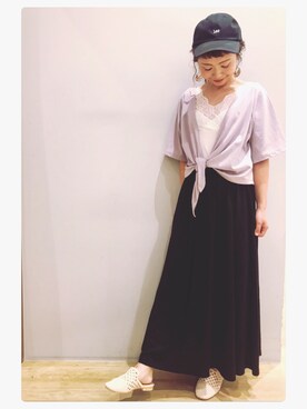 tomopuuさん（レディース・153cm）の夏コーディネート