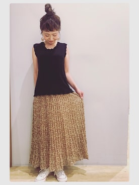 「イオンモール新小松」｜tomopuuさん（レディース・153cm）の夏コーディネート
