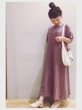 「koe（コエ）のアイテム」を使った、tomopuuさん（レディース・153cm）の夏コーディネート