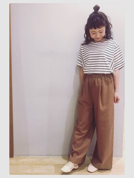 「koe（コエ）のアイテム」を使った、tomopuuさん（レディース・153cm）の夏コーディネート