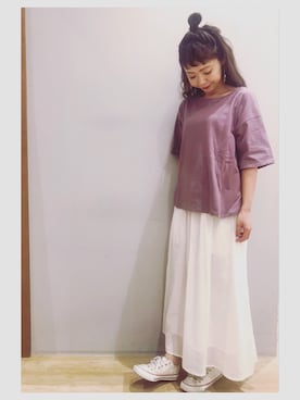 「イオンモール新小松」｜tomopuuさん（レディース・152cm）の夏コーディネート