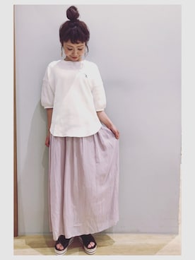 tomopuuさん（レディース・152cm）の夏コーディネート