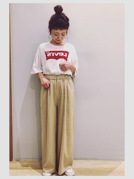 「ゆるパンツ」｜tomopuuさん（レディース・152cm）の夏コーディネート