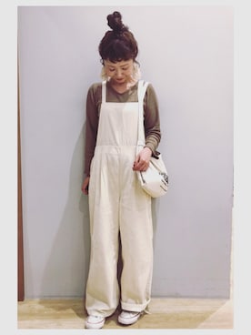 「秋のカフェオレコーデ」｜tomopuuさん（レディース・152cm）の秋コーディネート