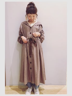 tomopuuさん（レディース・152cm）の秋コーディネート