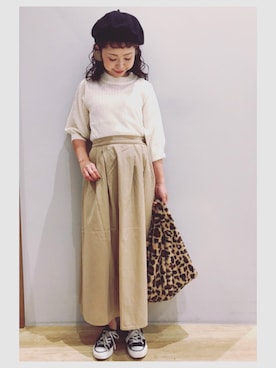 tomopuuさん（レディース・152cm）の秋コーディネート