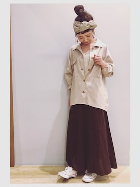 tomopuuさん（レディース・152cm）の秋コーディネート