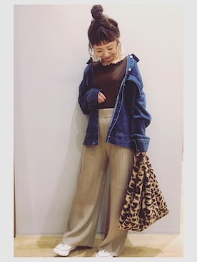 tomopuuさん（レディース・152cm）の秋コーディネート