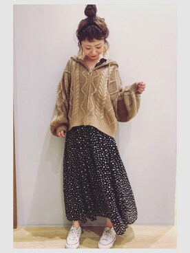 tomopuuさん（レディース・152cm）の秋コーディネート