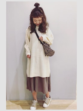 tomopuuさん（レディース・152cm）の秋コーディネート