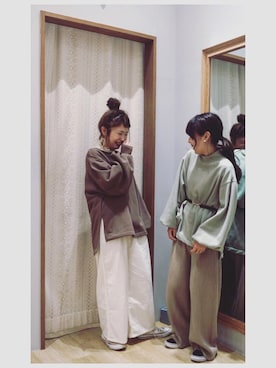 tomopuuさん（レディース・152cm）の冬コーディネート