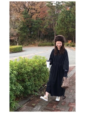 tomopuuさん（レディース・152cm）の冬コーディネート