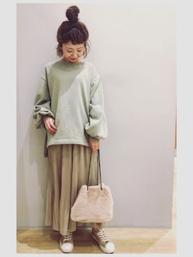 tomopuuさん（レディース・152cm）の冬コーディネート