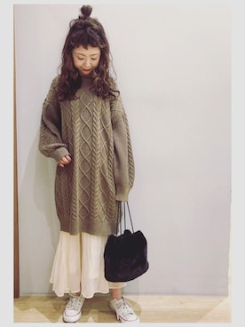 「イオンモール新小松」｜tomopuuさん（レディース・152cm）の冬コーディネート