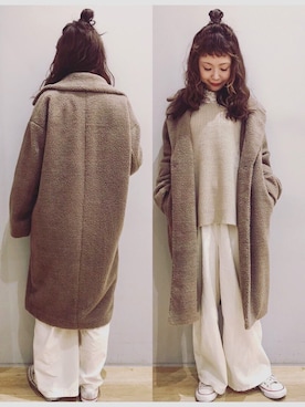 tomopuuさん（レディース・152cm）の冬コーディネート