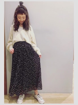 「イオンモール新小松」｜tomopuuさん（レディース・152cm）の冬コーディネート