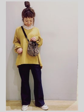 tomopuuさん（レディース・152cm）の冬コーディネート