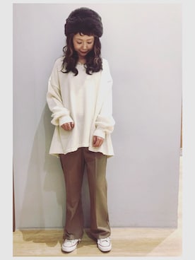 tomopuuさん（レディース・152cm）の冬コーディネート