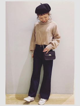 tomopuuさん（レディース・152cm）の冬コーディネート