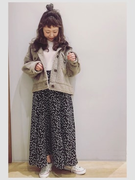 tomopuuさん（レディース・152cm）の冬コーディネート