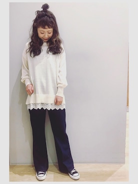 tomopuuさん（レディース・152cm）の冬コーディネート