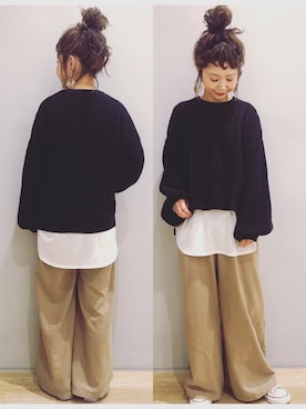 tomopuuさん(レディース・152cm)の冬コーディネート