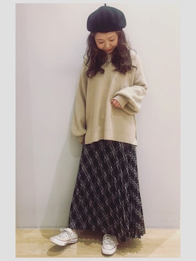 tomopuuさん（レディース・152cm）の冬コーディネート