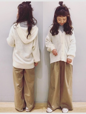 「イオンモール新小松」｜tomopuuさん（レディース・152cm）の冬コーディネート