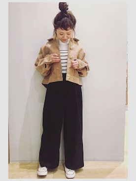 tomopuuさん（レディース・152cm）の冬コーディネート