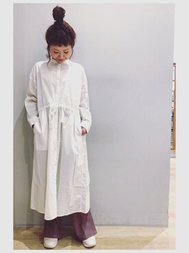 「FILA（フィラ）のアイテム（シューズ）」を使った、tomopuuさん（レディース・152cm）の冬コーディネート