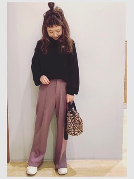 「FILA（フィラ）のアイテム（シューズ）」を使った、tomopuuさん（レディース・152cm）の冬コーディネート