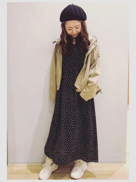 「FILA（フィラ）のアイテム（シューズ）」を使った、tomopuuさん（レディース・152cm）の春コーディネート