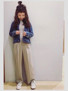tomopuuさん(レディース・152cm)の春コーディネート