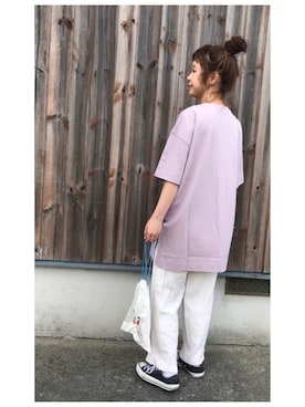 「おうちスタイル」｜tomopuuさん（レディース・152cm）の春コーディネート