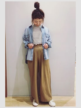 tomopuuさん(レディース・152cm)の春コーディネート