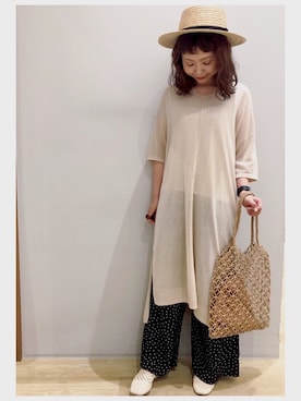 tomopuuさん（レディース・152cm）の夏コーディネート