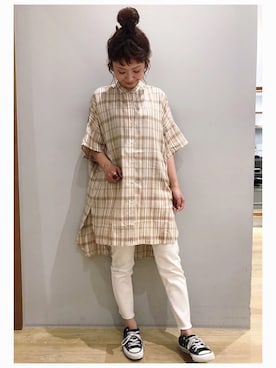 tomopuuさん（レディース・152cm）の夏コーディネート