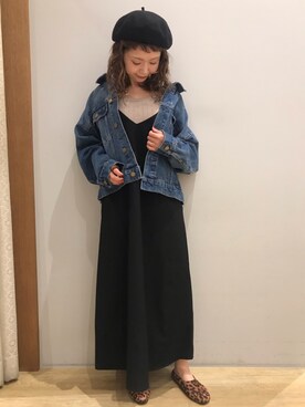 「バブーシュ」｜「アイテム（ブルゾン）」を使った、tomopuuさん（レディース・152cm）の秋コーディネート