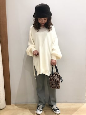 tomopuuさん（レディース・152cm）の冬コーディネート