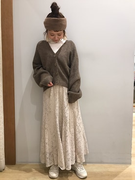 tomopuuさん（レディース・152cm）の冬コーディネート