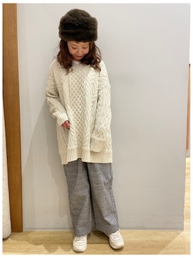 tomopuuさん（レディース・152cm）の冬コーディネート