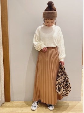 tomopuuさん(レディース・152cm)の冬コーディネート