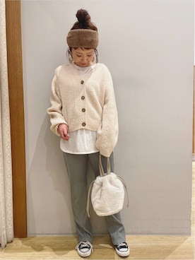 tomopuuさん（レディース・152cm）の冬コーディネート